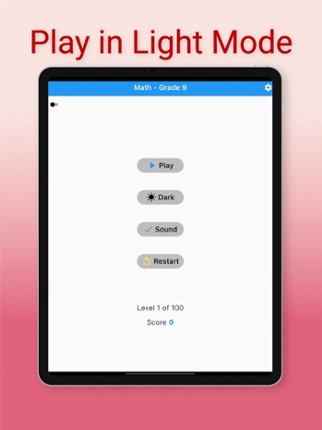 9th Grade Math Challenge screenshot