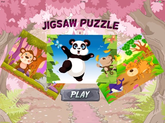 Animal Jigsaw Puzzle games Children's colorful Image