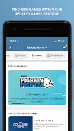 ESPN Fantasy Sports Image