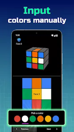 Cube Solver Scanner: 3x3 Cube Image