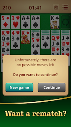 Solitare screenshot