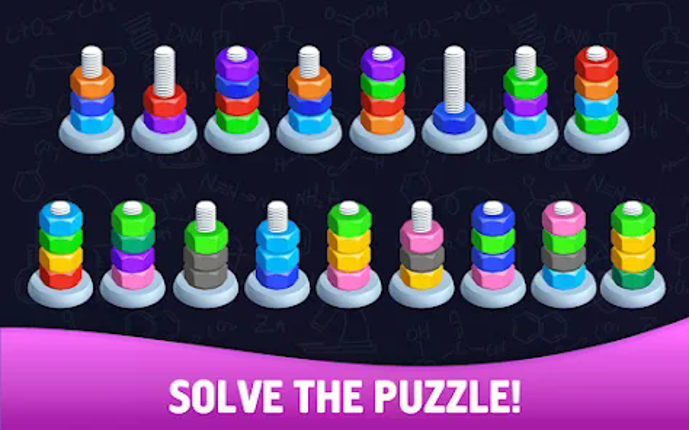 Sort puzzle - Nuts and Bolts Image