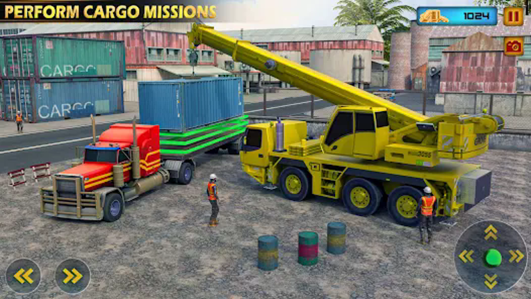 Crane Driving Simulator Game screenshot