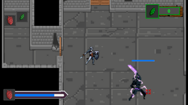 Dungeon with Sword and Shield Image