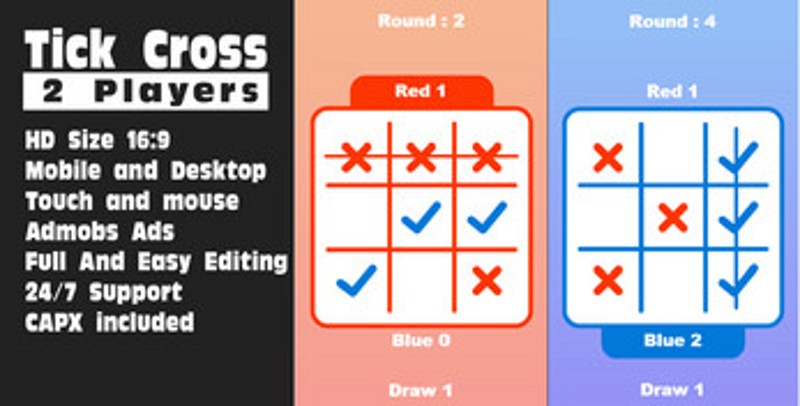 Tick Cross 2 Players Image