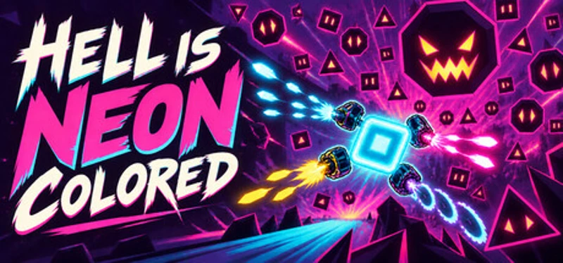Hell is Neon Colored Image