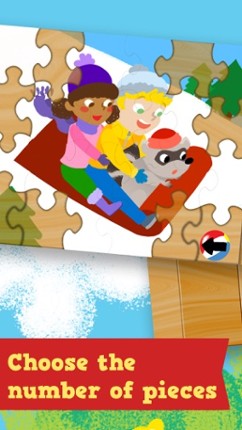 Kids Season Puzzles: Animated Spring, Summer, Fall and Winter Wooden Jigsaw Puzzle Games for Toddler and Preschool Boys and Girls screenshot