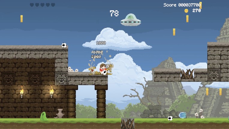 Soccerboy vs Aliens screenshot