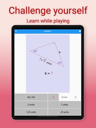 9th Grade Math Challenge screenshot