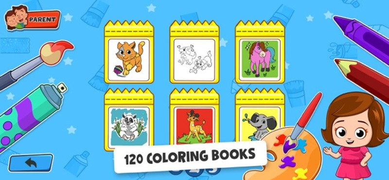 Baby Town - Coloring Games 2+ Image