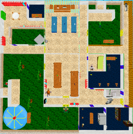 Baldi's Square School Image