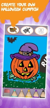 Coloring book : Draw Halloween Image