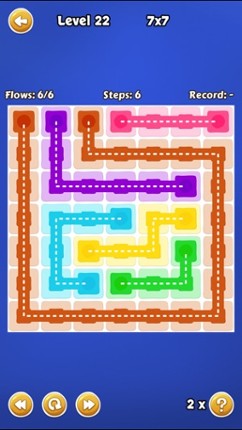 Connect xD — Match dots by color game screenshot