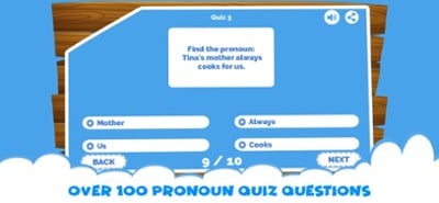 English Grammar Pronouns Quiz Image