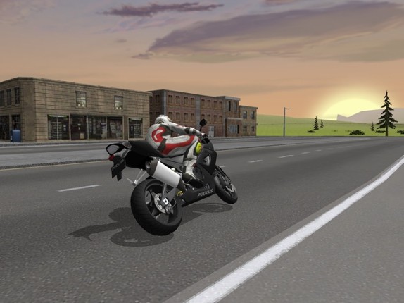 Extreme Motorbike Jump 3D Image