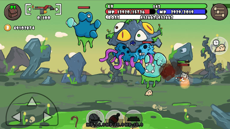 Cat shoot war: offline games screenshot