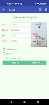 IV Go（get IV ranking） Image