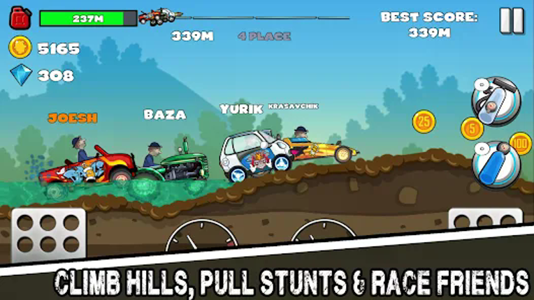 Hill Climb Battle Racing screenshot