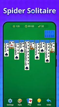 Classic Card: Spider Solitaire screenshot
