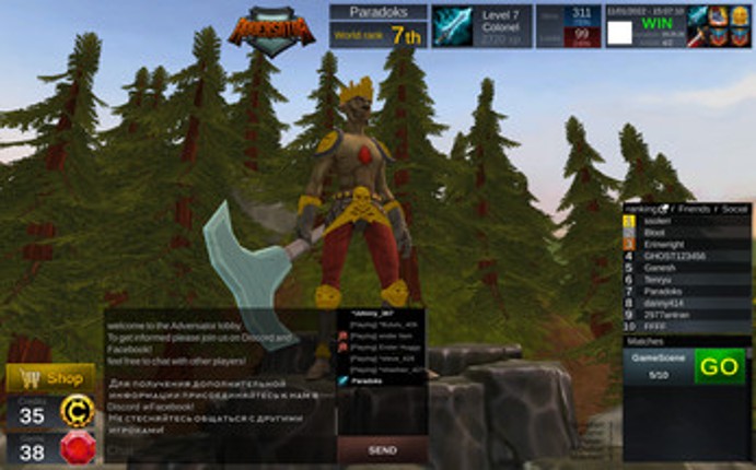 Adversator - Browser WebGL MOBA screenshot