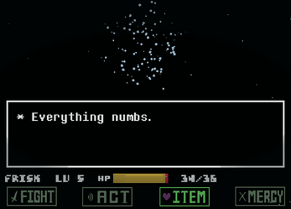 Undertale - Blue Snow Image