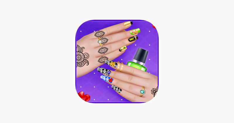 Girly Nail Art Salon Game Cover