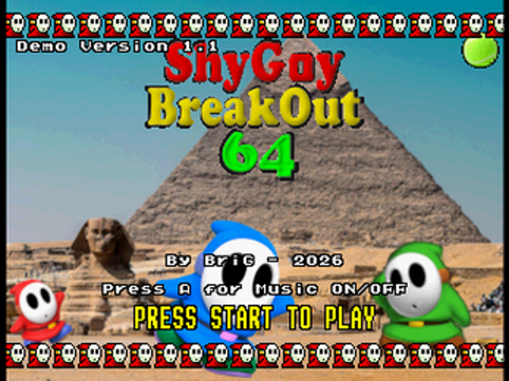 ShyGoy BreakOut 64 screenshot