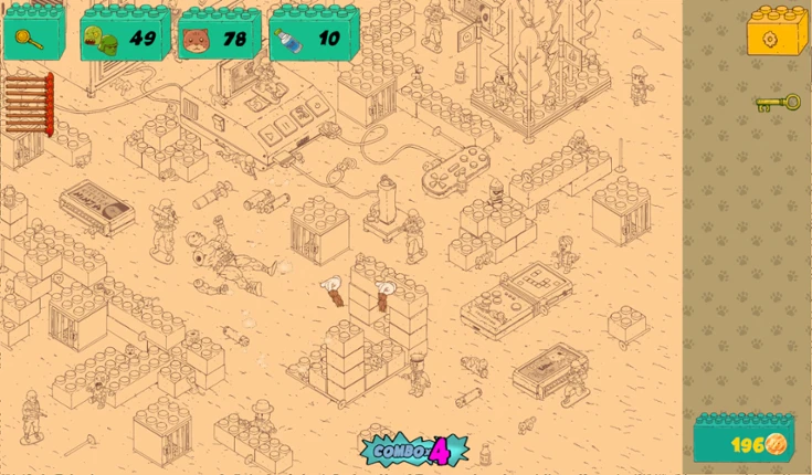 Tiny Cats vs Toys screenshot