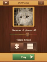 Wolf Jigsaw Puzzles - Fun Brain Training Game Free Image