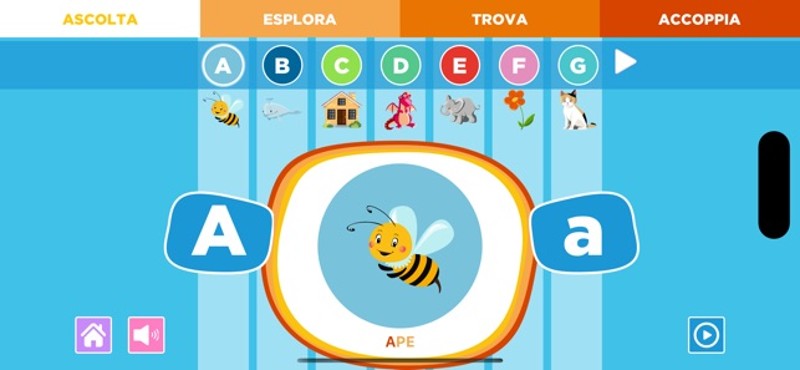 ABC Italian Alphabet for kids Image