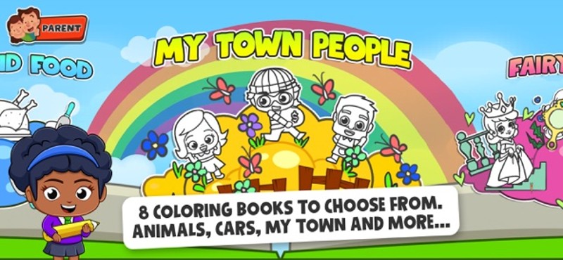 Baby Town - Coloring Games 2+ screenshot