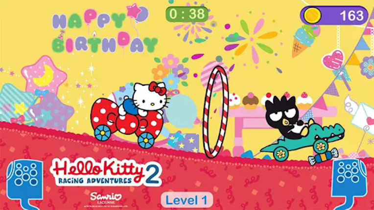 Hello Kitty games - car game screenshot
