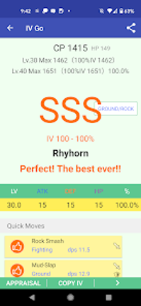 IV Go（get IV ranking） Image