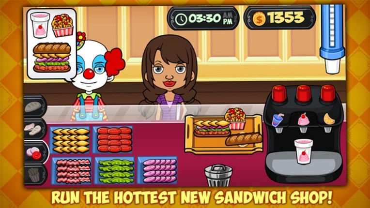 My Sandwich Shop - Fast Food Store & Restaurant Manager for Kids screenshot