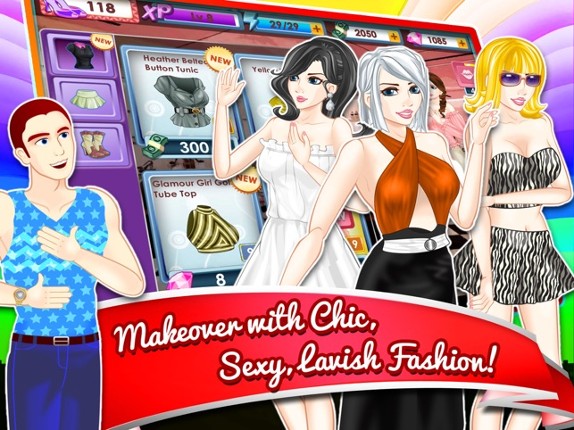 Romance in Paris: Girl city game screenshot