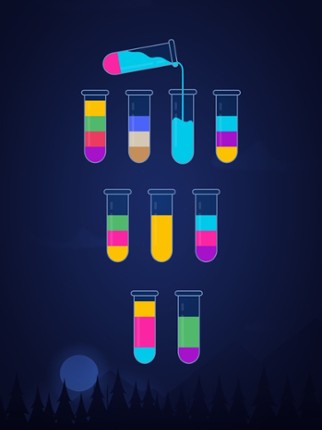Water Sort Color Puzzle Game screenshot