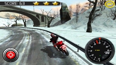 Bike Rider - Frozen Highway Rally Race Free Image