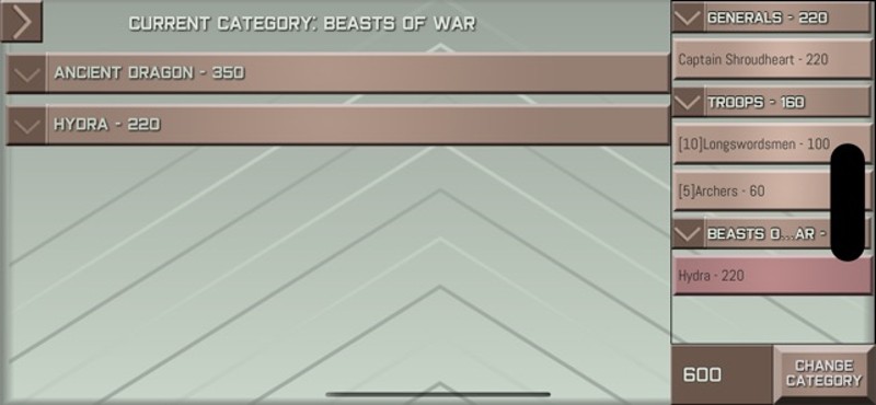 Codex Commander - Army Builder screenshot