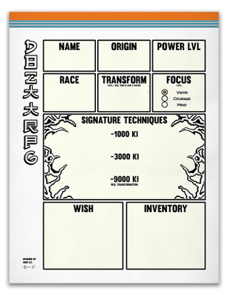 DBZTTRPG screenshot