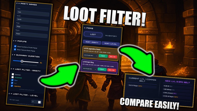 Everfall 2: Idle Dungeon RPG screenshot