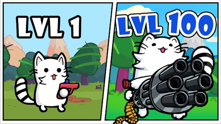 Cat shoot war: offline games screenshot