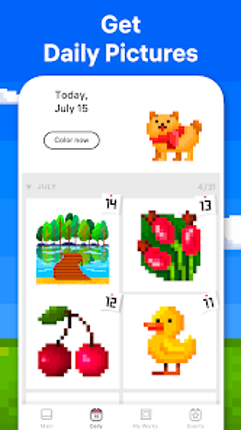 Pixel Art - Color by Number Image