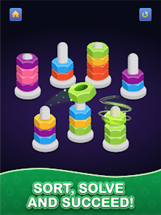 Nuts & Bolts - Color Sort Game screenshot