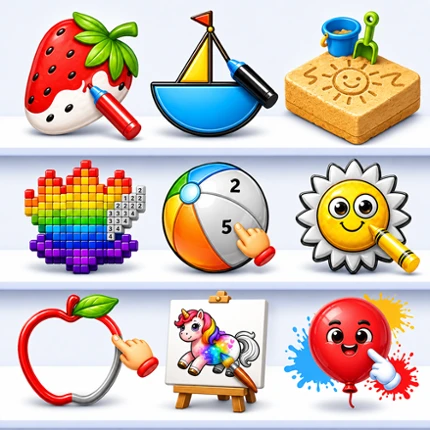 Coloring Mini Games Image