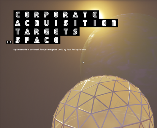 Corporate Acquisition Targets in Space Image