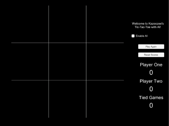 Tic Tac Toe Enemy AI Game Cover