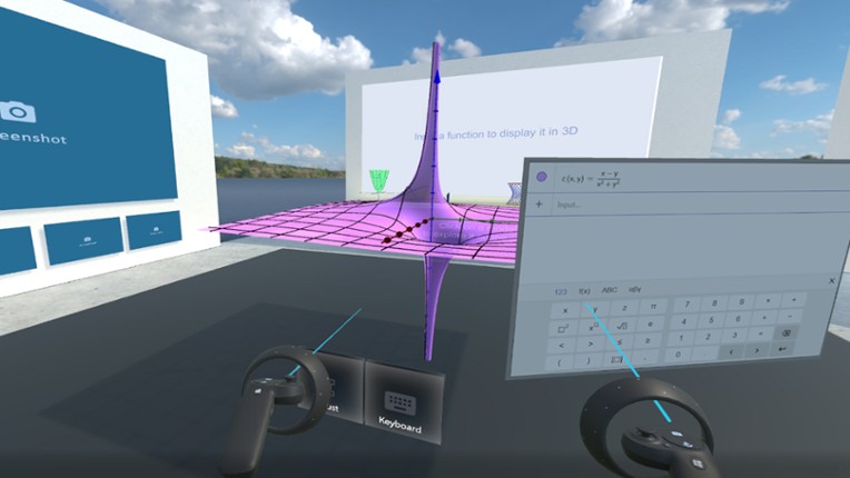 GeoGebra Mixed Reality screenshot
