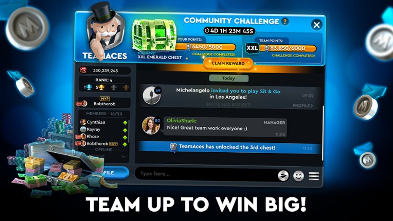 MONOPOLY Poker screenshot