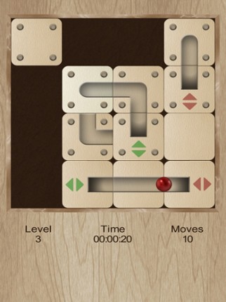 Roll the labyrinth portal ball Image