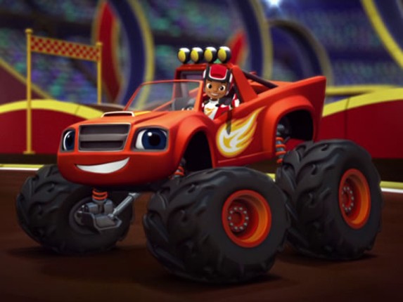 Blaze Monster Trucks Hidden Stars Game Cover